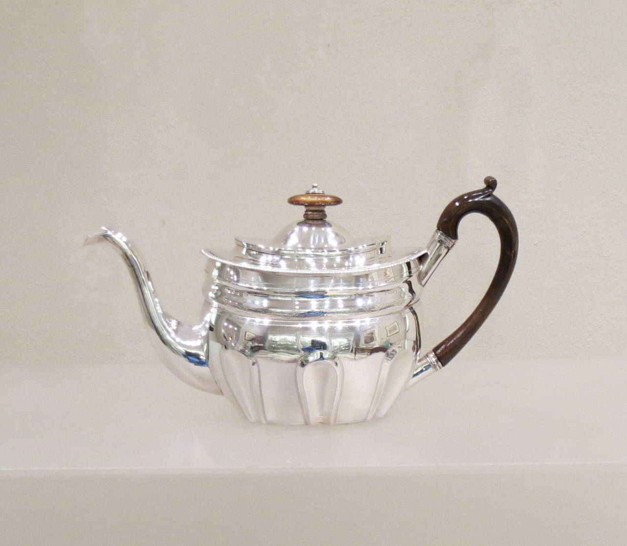 George III Georgian Sterling Silver Tea Pot