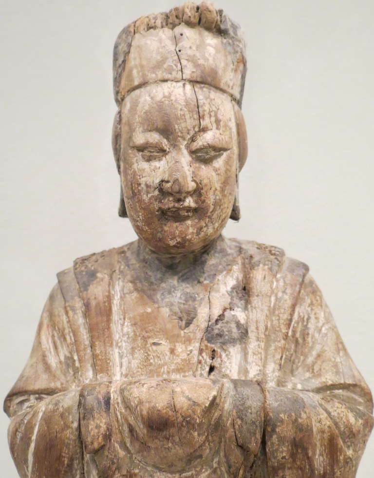 Wood Figure of Xi Wang Mu, K'ang-hsi Kingdom, 1662-1722 2