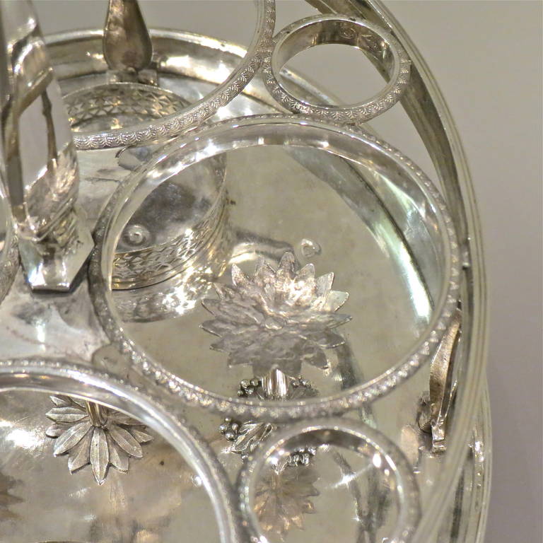 French Silver Cruet Stand, Paris, circa 1797-1798 2