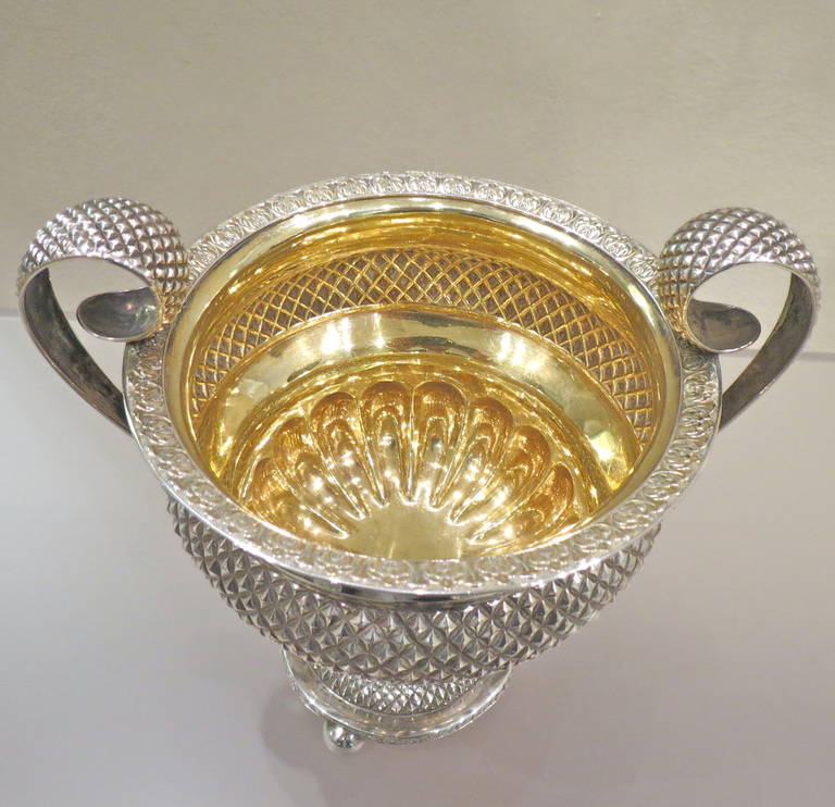 Portuguese Silver Sugar Bowl, First Half of the 19th Century In Excellent Condition For Sale In Torino, IT