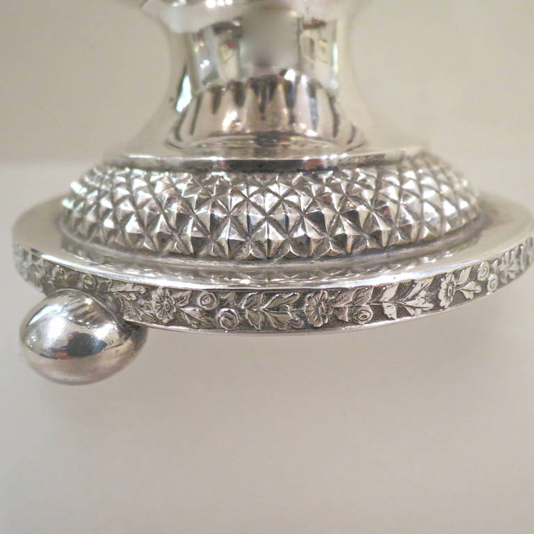 Portuguese Silver Sugar Bowl, First Half of the 19th Century For Sale 2
