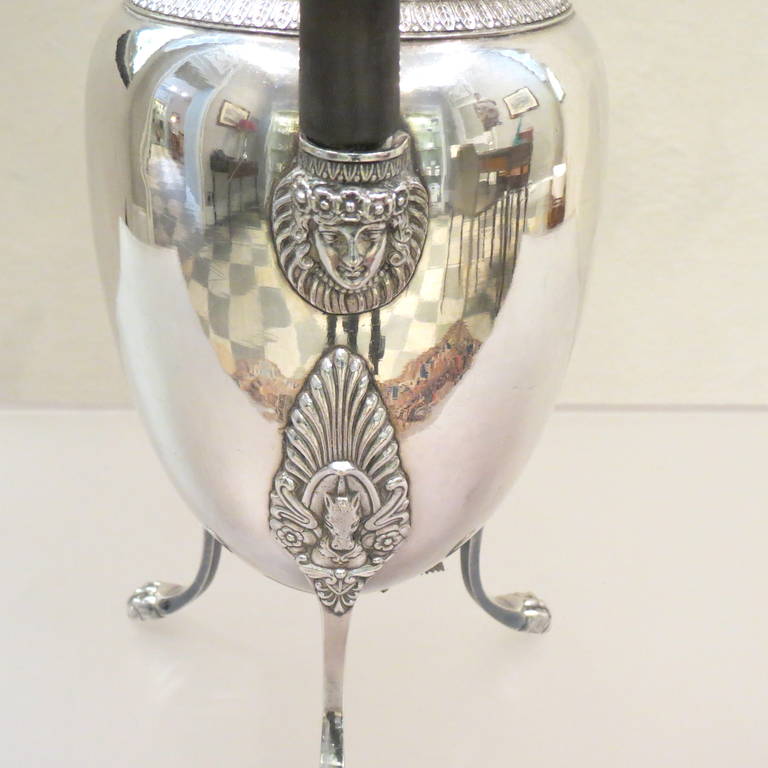 French First Empire Silver Coffee Pot, 1810 For Sale 2
