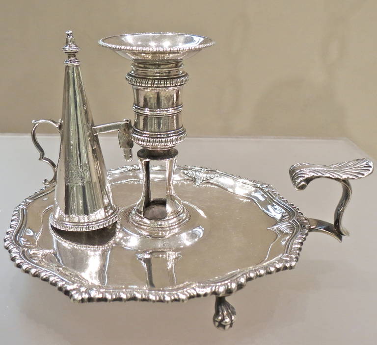 George III Silver Chamberstick, London, 1767