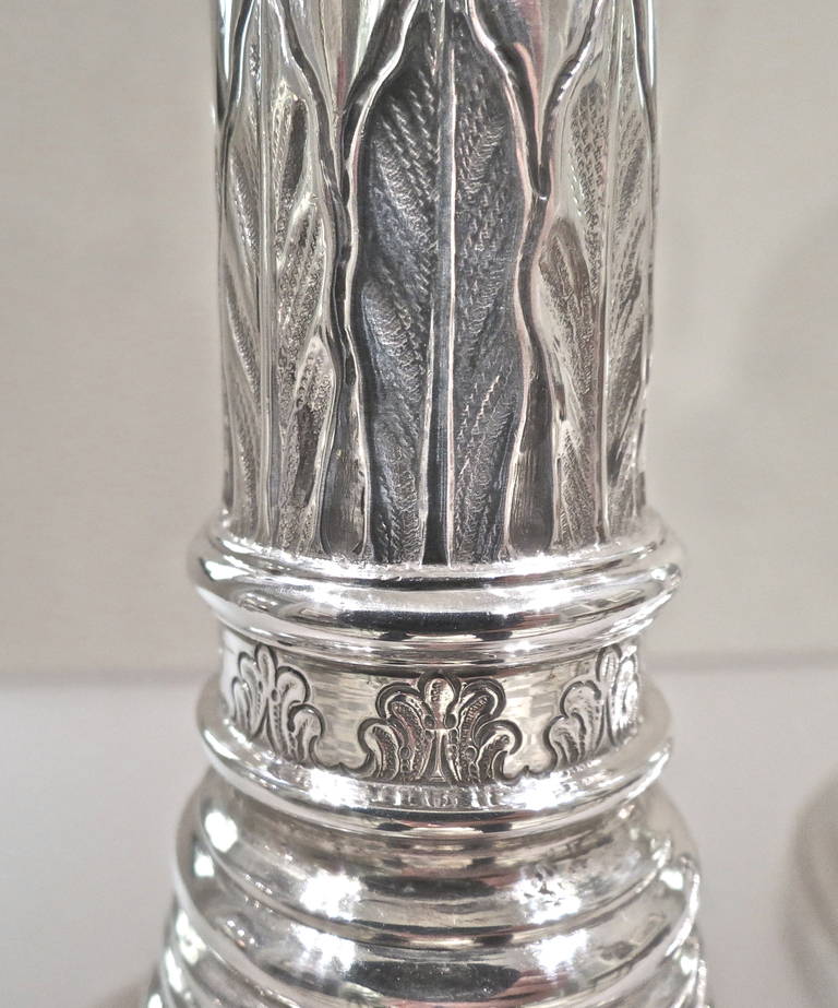Pair of Silver Candlesticks, Germany, circa 1790 For Sale 1