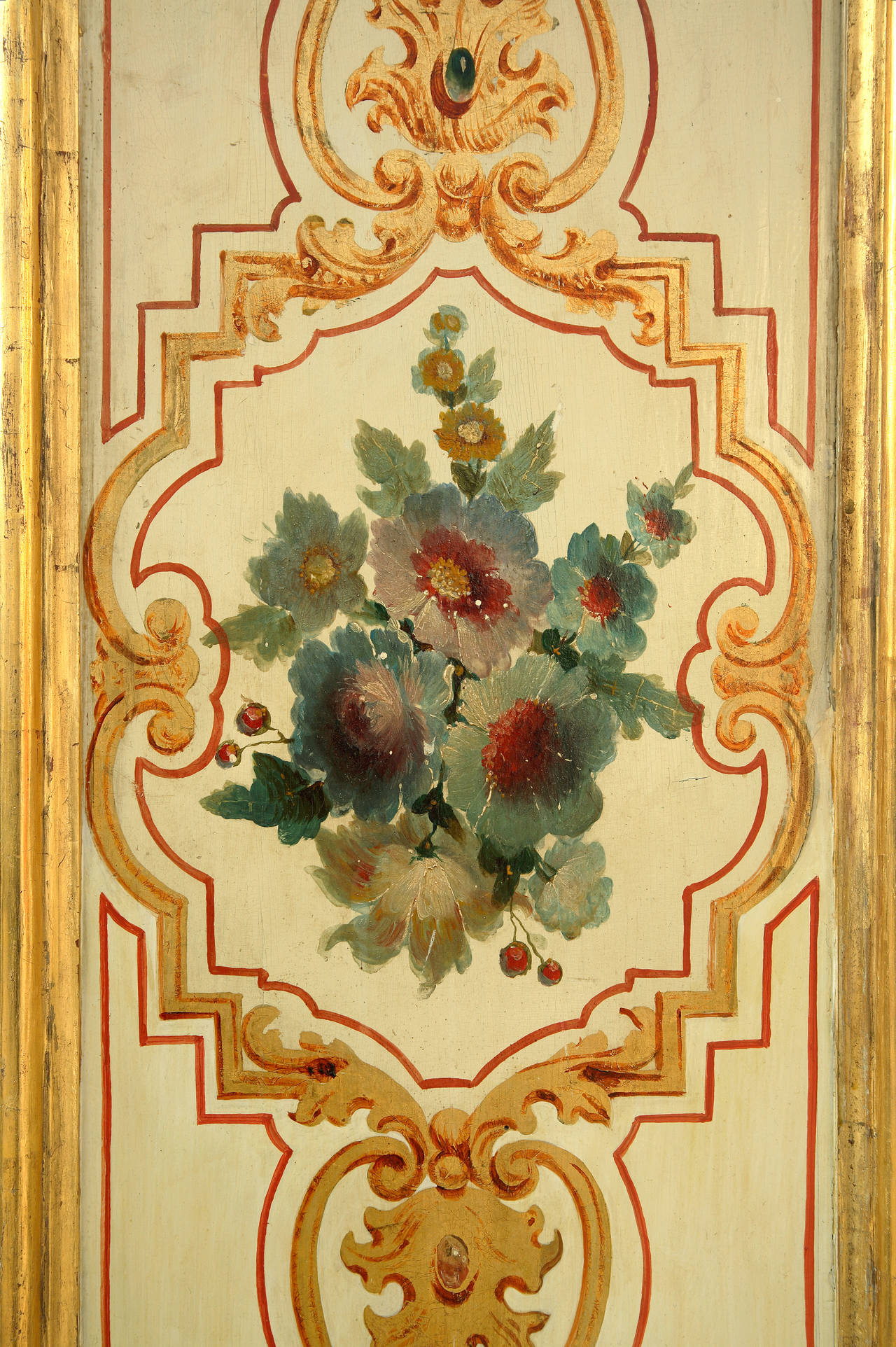 Late 19th Century Set of Four Venetian Palace Double Doors