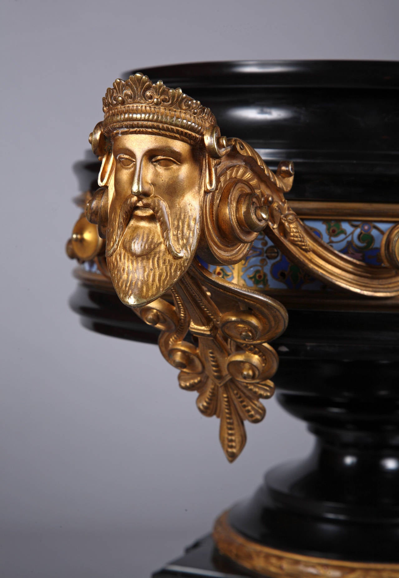 French 19th Century Neo-Greek Jardiniere Attributed to Cornu For Sale
