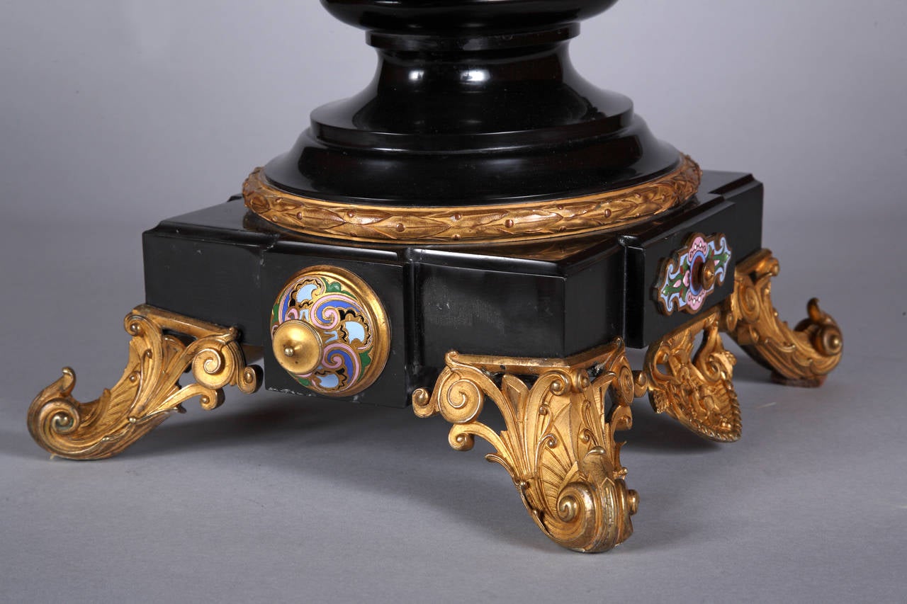 Cloissoné 19th Century Neo-Greek Jardiniere Attributed to Cornu For Sale