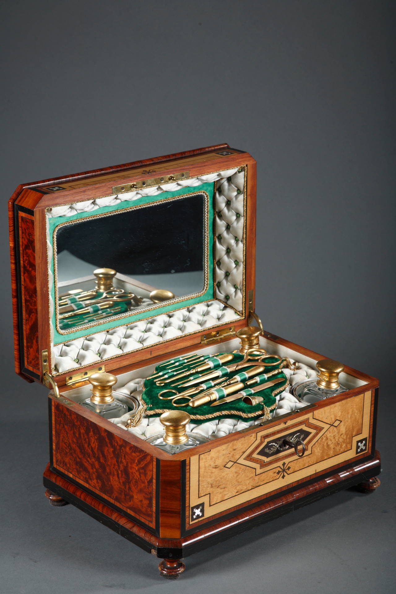 Zas, a French Napoleon III Period Sewing Casket, circa 1860
