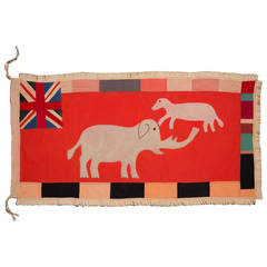 Bandera Fante Asafo de mediados del siglo XX, Ghana