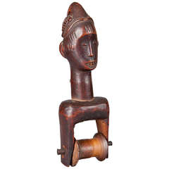 Antique African Heddle Pulley, Ivory Coast