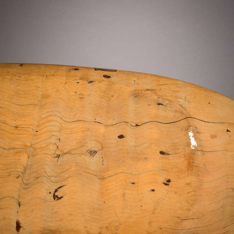Hawaii-Geschirrteller aus der Mitte des 19. Jahrhunderts (Holz) im Angebot