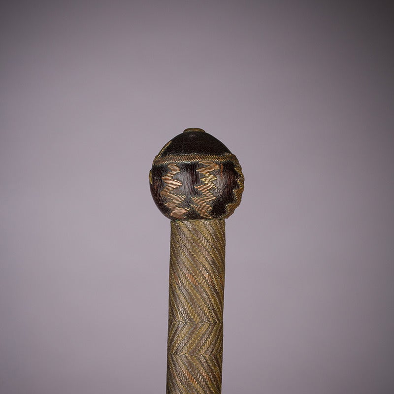 Rare 19th Century Zulu Wars Wirework Prestige Stick, South Africa In Excellent Condition In New York, NY