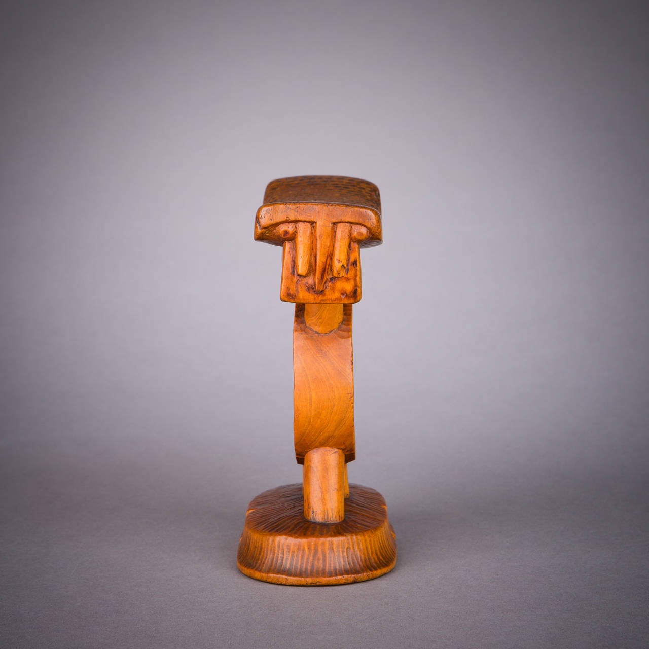 Wood Late 19th or Early 20th Century Tsonga-Shangaan Headrest, South Africa