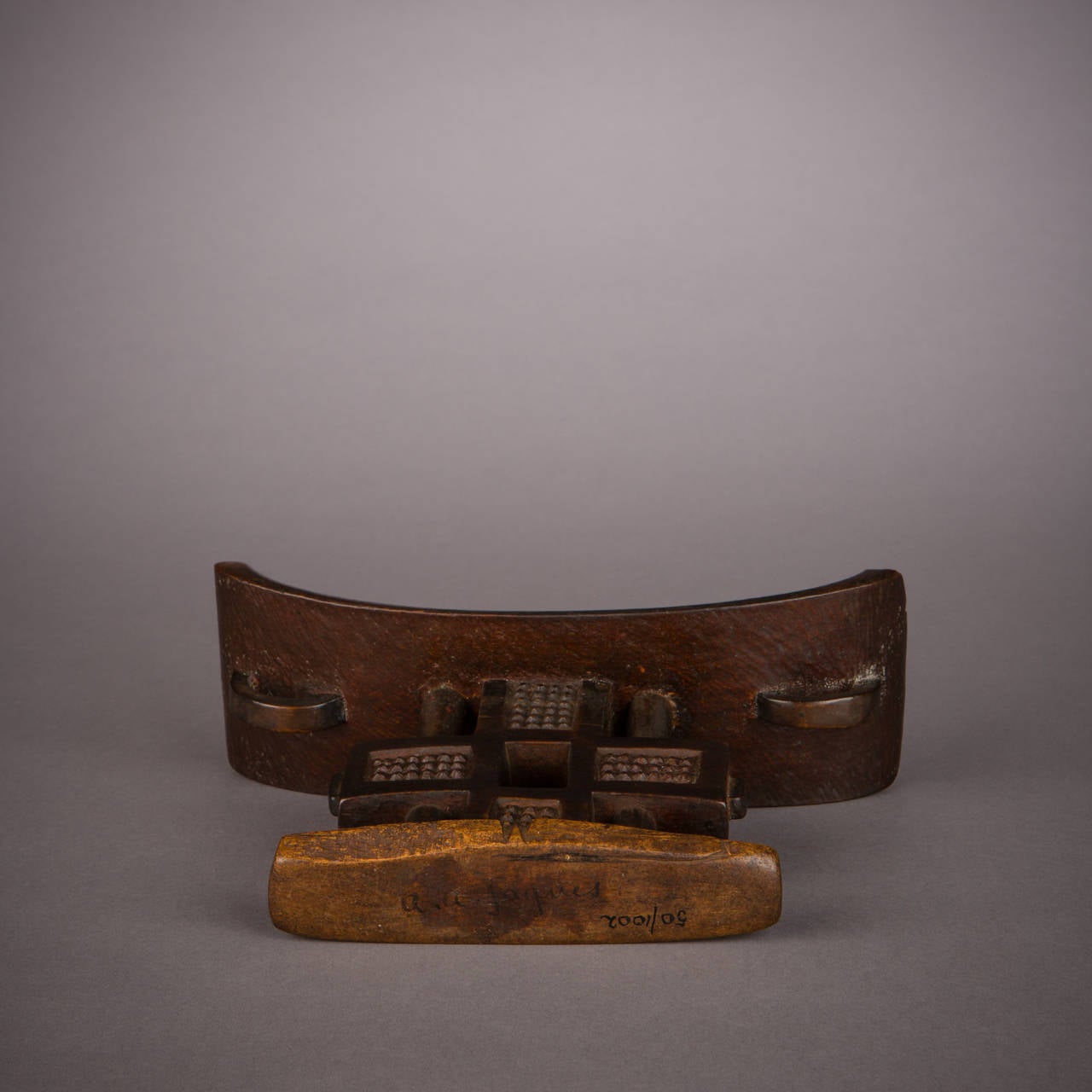 Wood 19th Century Tribal Tsonga Shangaan Headrest, South Africa