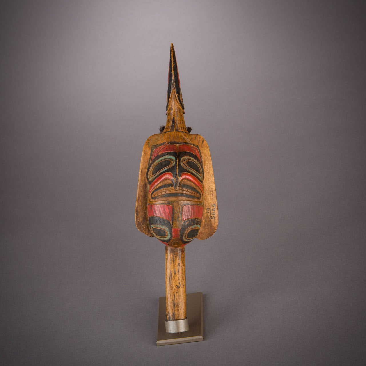 19th Century Shaman's Rattle, Northwest Coast In Excellent Condition In New York, NY