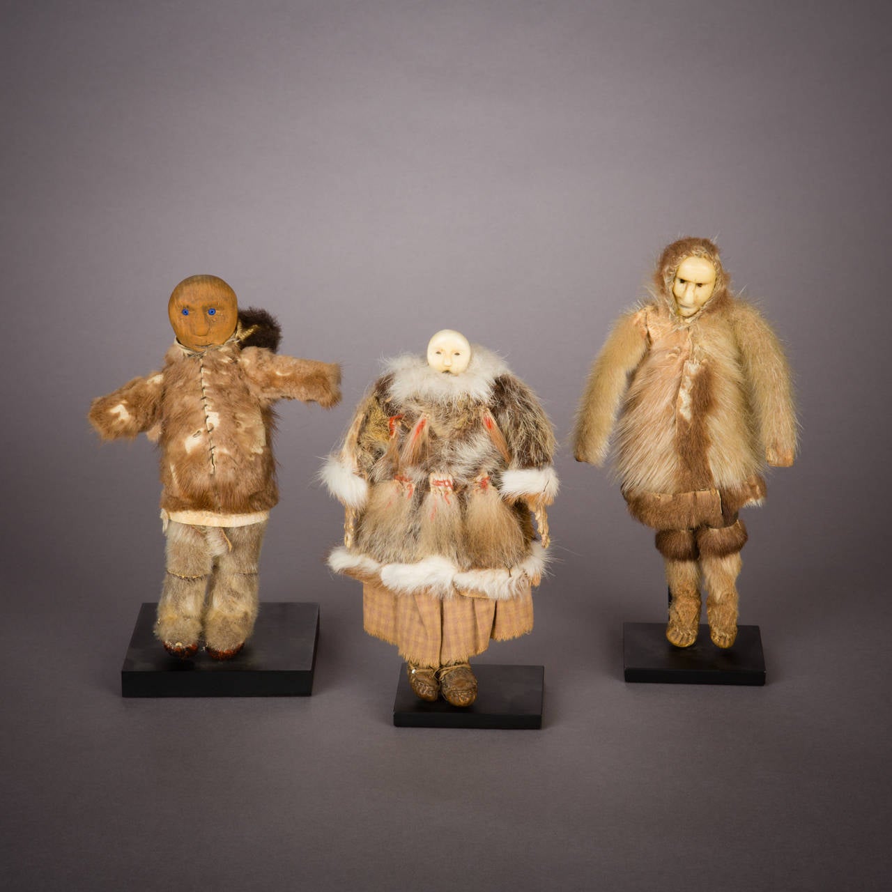 North American 19th Century Collection of Yup'ik Dolls, Alaska
