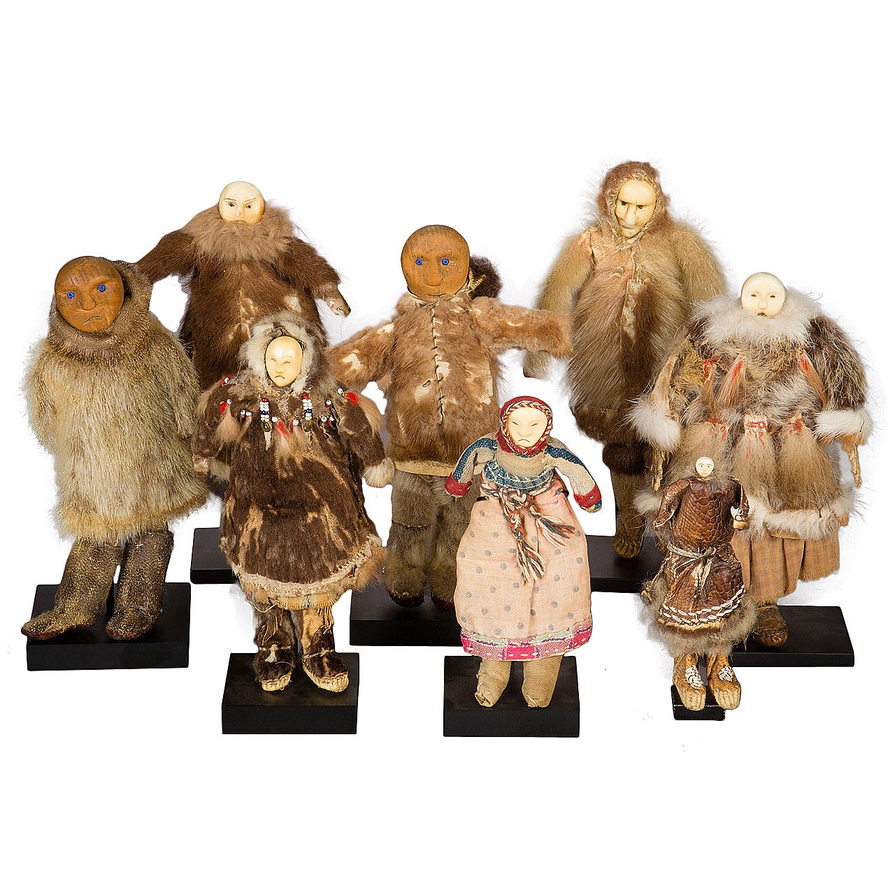 19th Century Collection of Yup'ik Dolls, Alaska