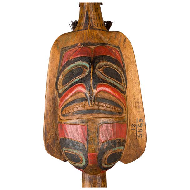 19th Century Shaman's Rattle, Northwest Coast at 1stDibs