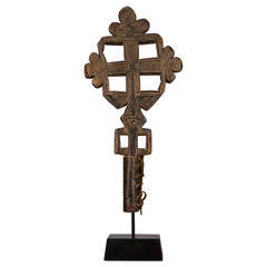 17th Century Processional Hand Cross, Ethiopia