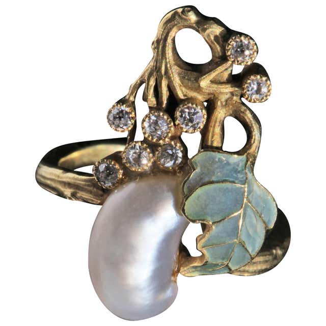 PAUL BRIANCON Art Nouveau Snake Ring at 1stDibs | art deco snake ring ...