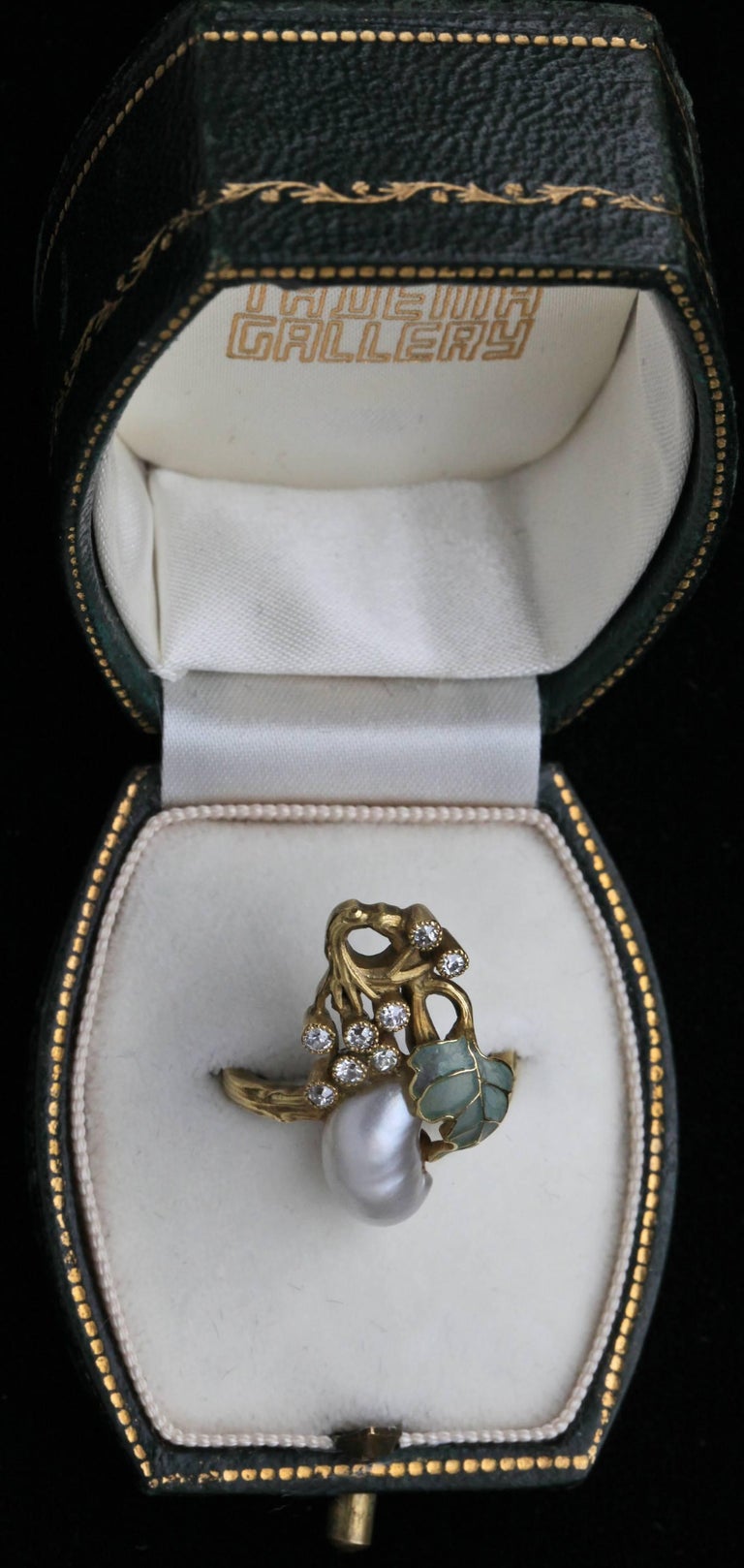 Georges le Turcq Art Nouveau Ring For Sale 3