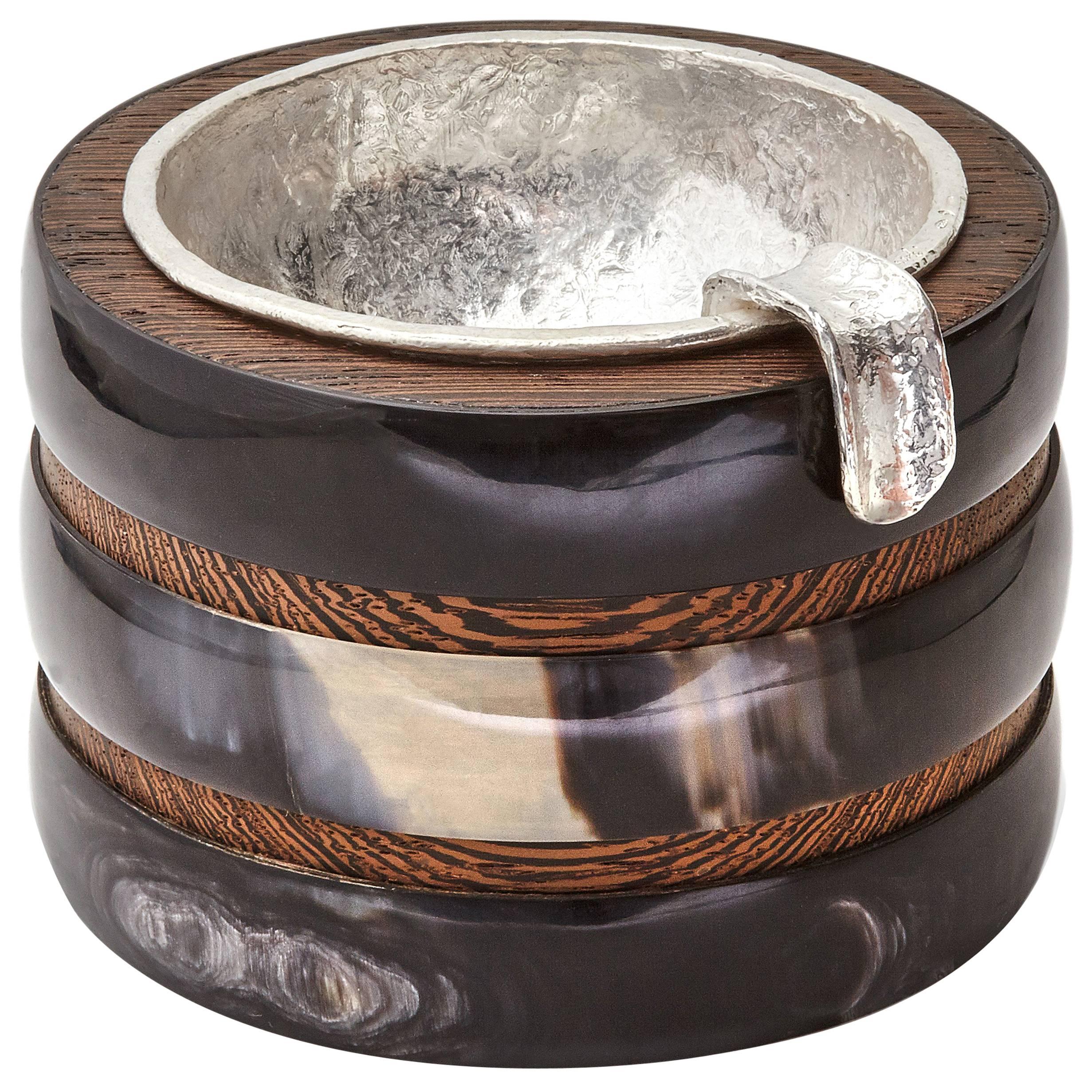 Fouché Silver Horn Ashtray For Sale