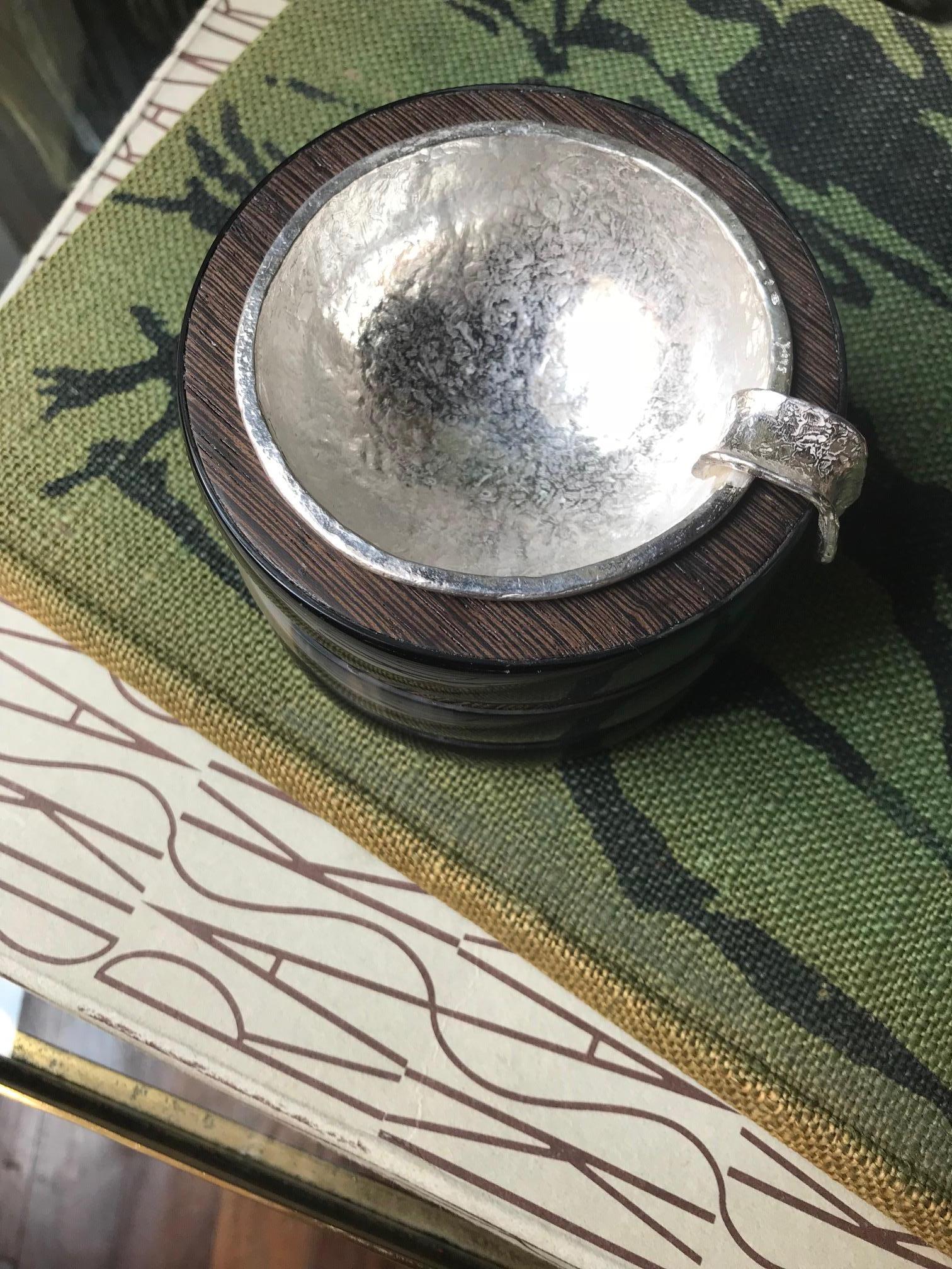 Fouché Silver Horn Ashtray In New Condition For Sale In London, GB