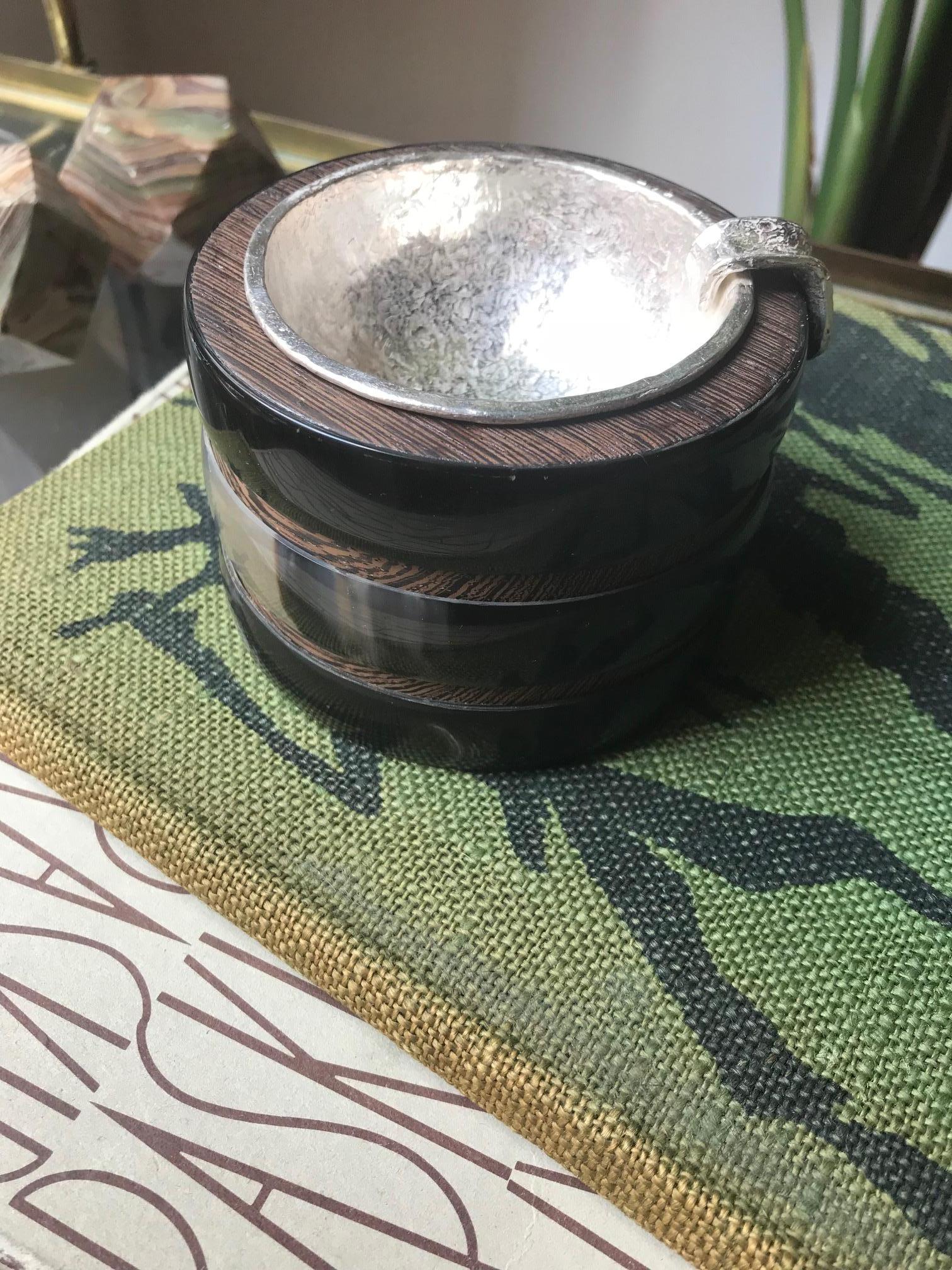 Fouché Silver Horn Ashtray For Sale 2