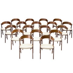 Deal for Dominique: Set of 8 Kai Kristiansen Rosewood Dining Chairs