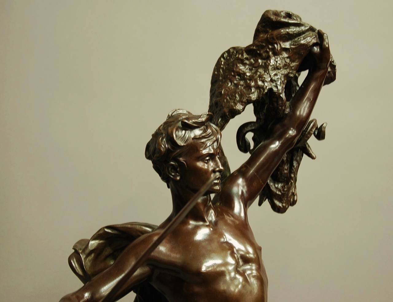 Large Bronze Figure of 
