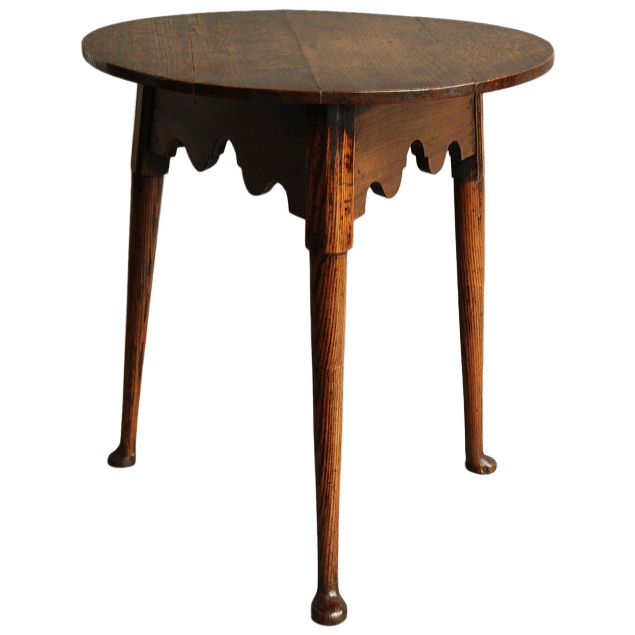 Late 18th Century Oak and Ash Cricket Table