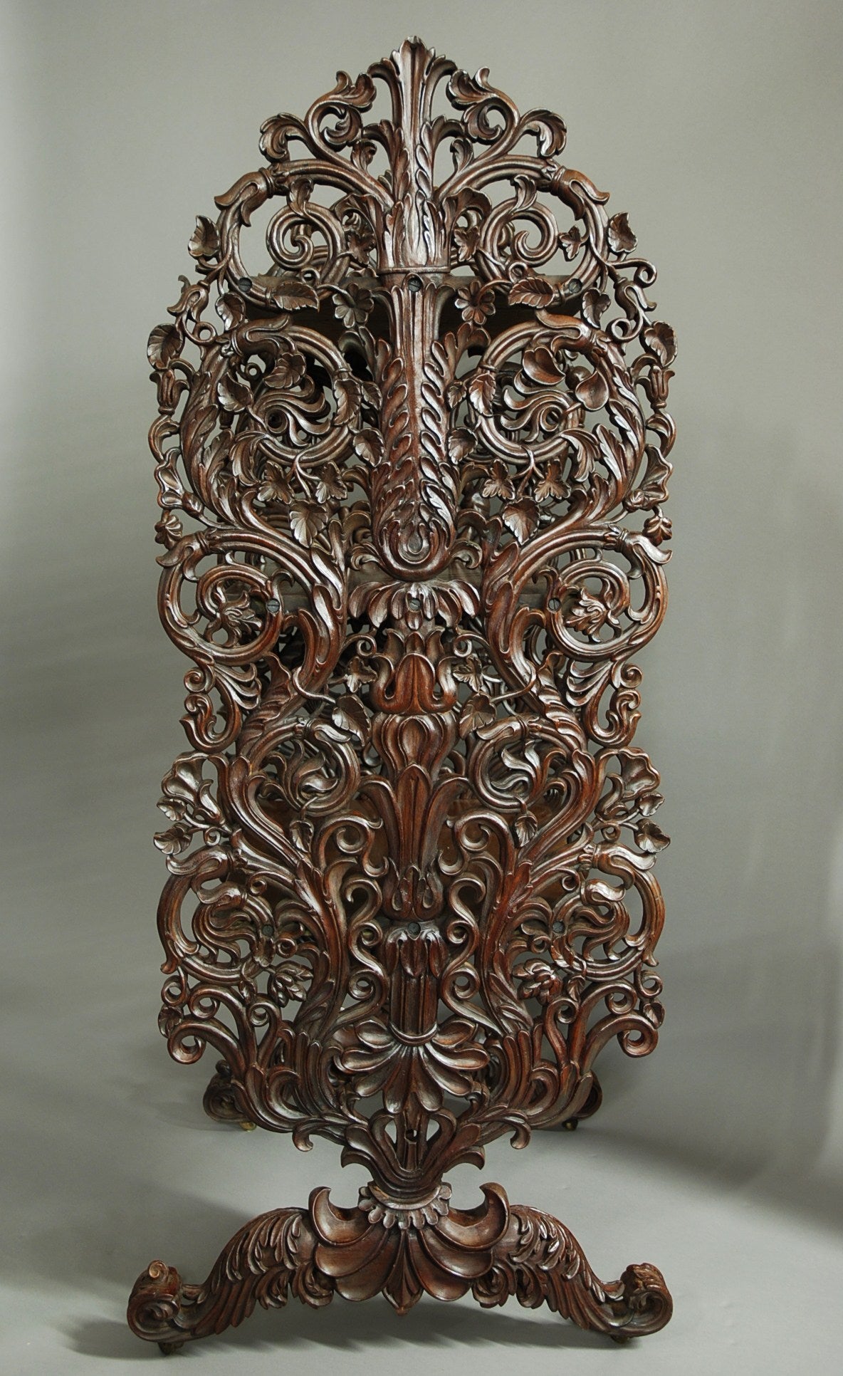 Mid-19th Century, Anglo-Indian Carved Padouk Buffet 1