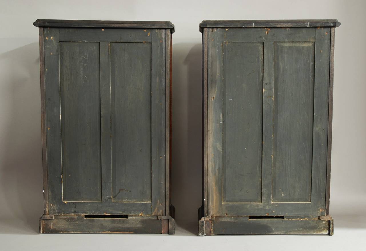 Pair of William IV Rosewood Open Bookcases 4