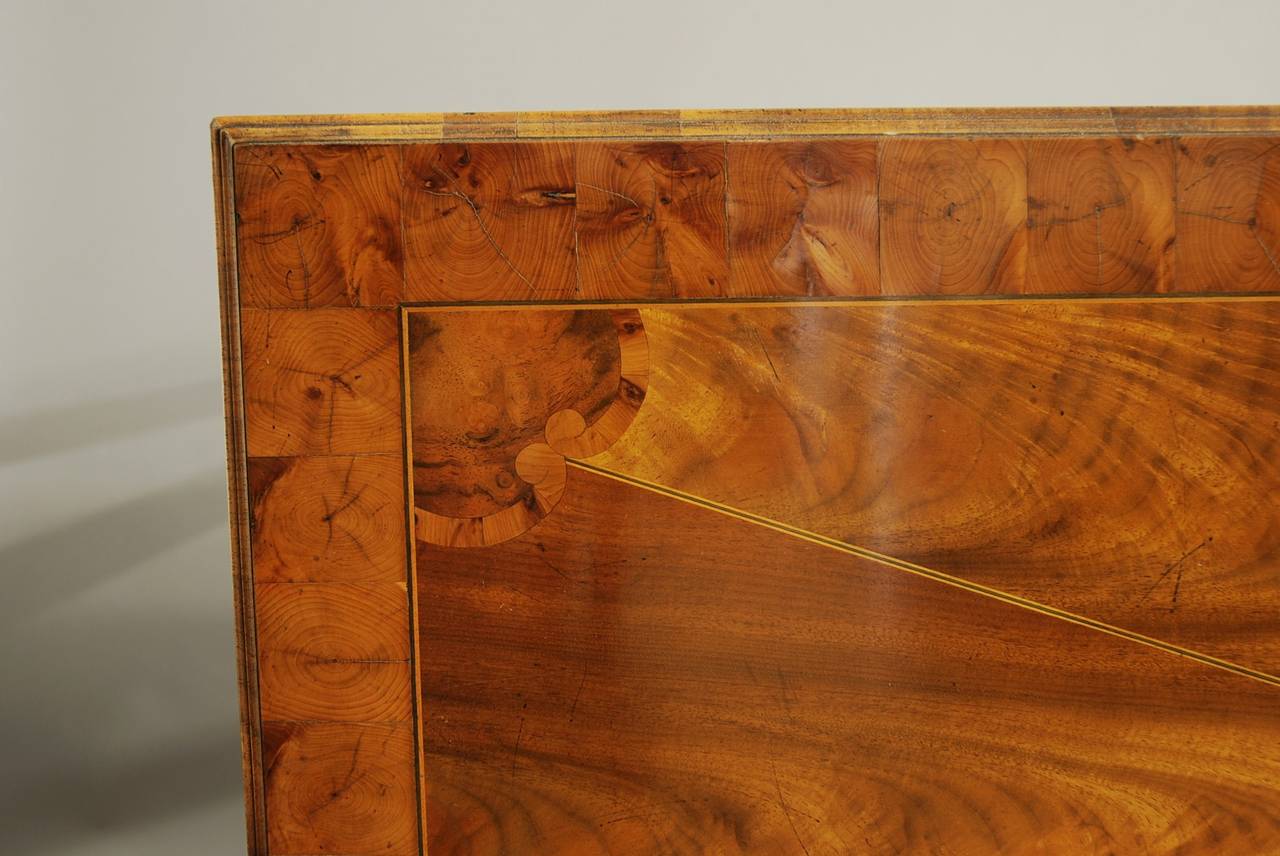 Queen Anne Style Walnut Side Table 2