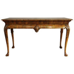 Queen Anne Style Walnut Side Table