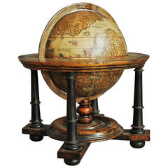 Globo da tavolo terrestre edoardiano