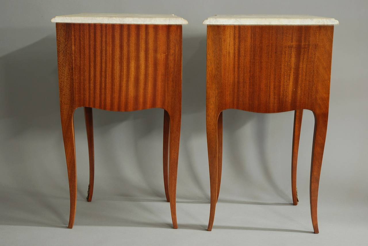 Pair of Early 20th Century Kingwood Bedside Commodes 6