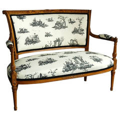 Antique Late 19th Century French Two-Seater Sofa