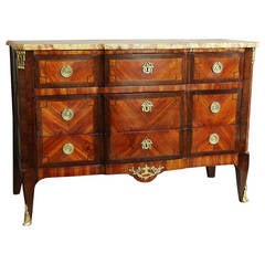 French 19th Century Louis XVI Style Kingwood Commode