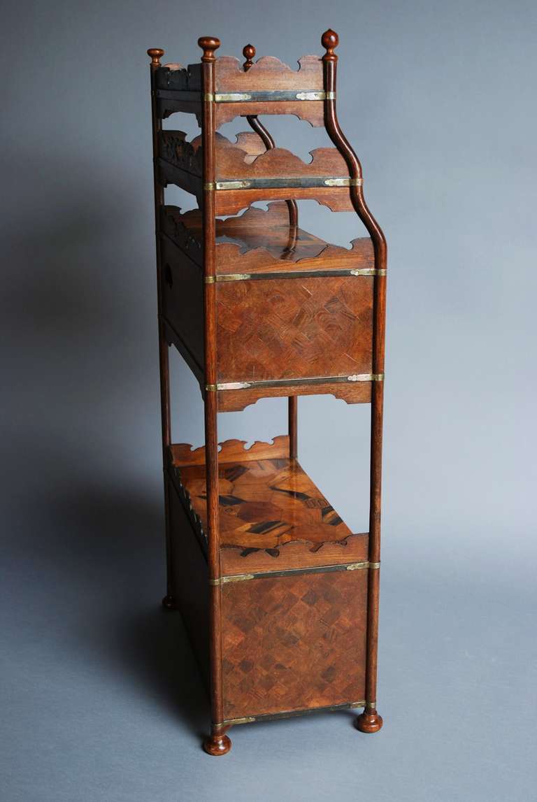 Late 19th Century, Japanese Parquetry Cabinet 2
