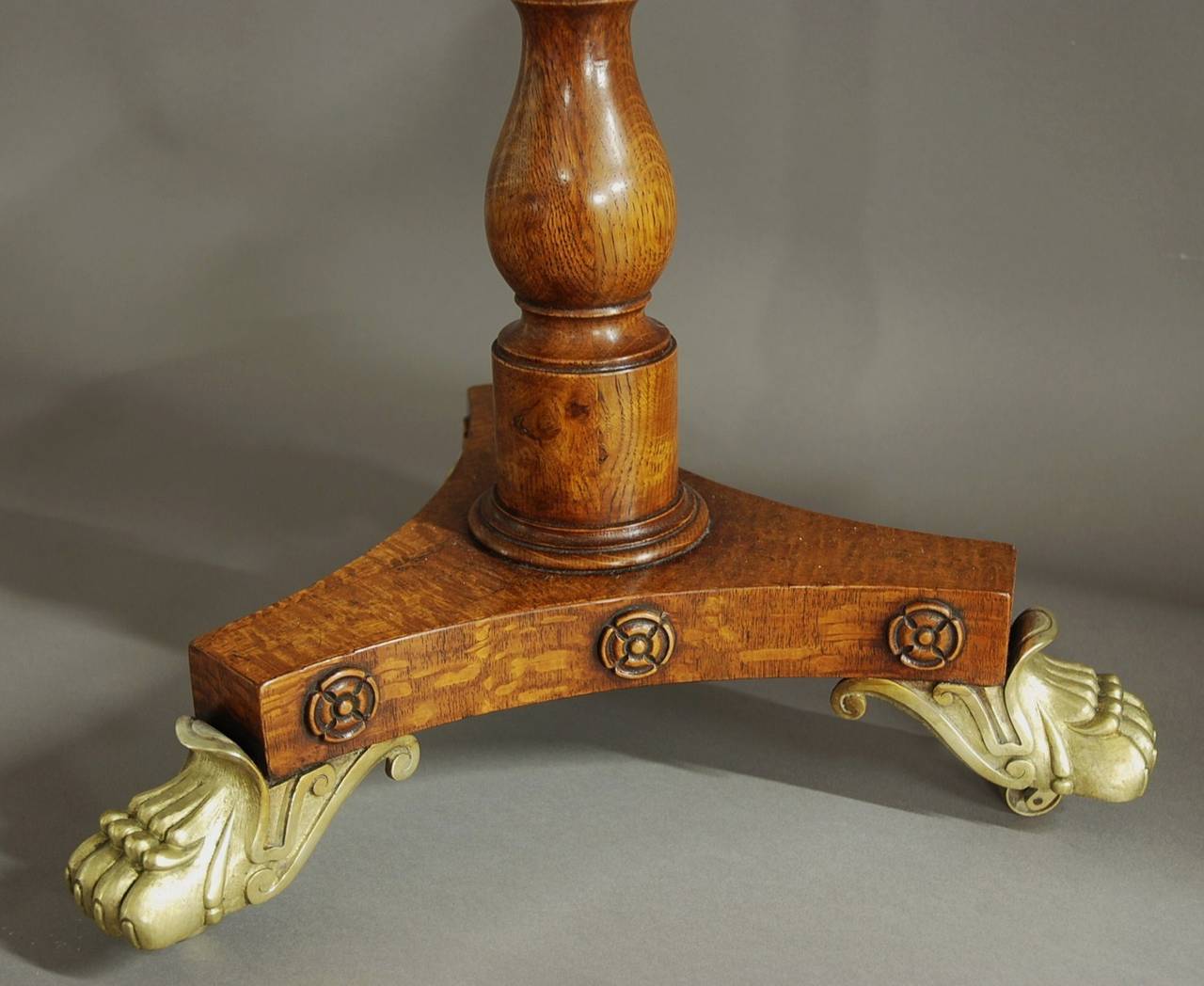 Early 19th Century Oak Occasional Table 1
