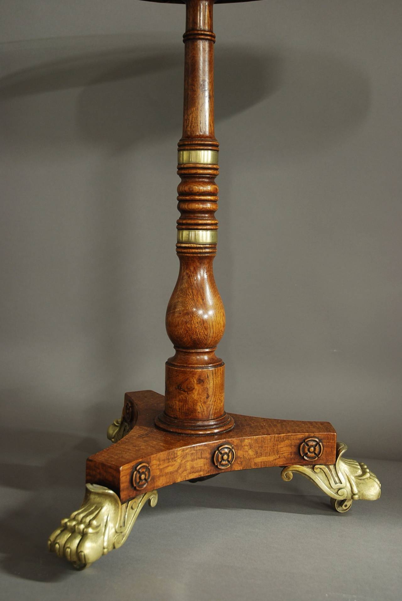 Early 19th Century Oak Occasional Table 3