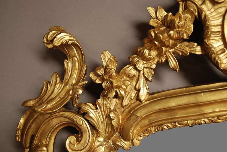 19th Century French Mirror in the Rococo Manner 4