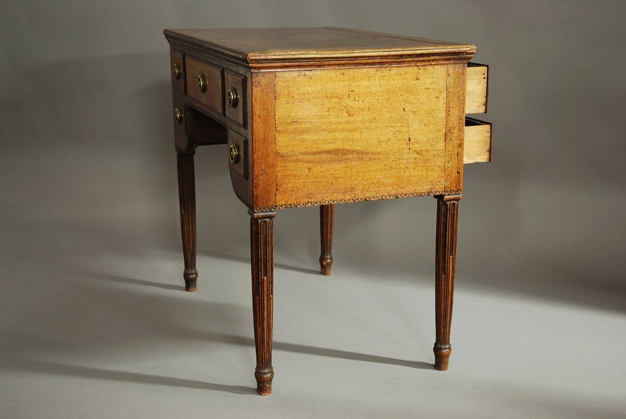 18th Century Continental (Possibly Dutch) Walnut Desk or Table 2