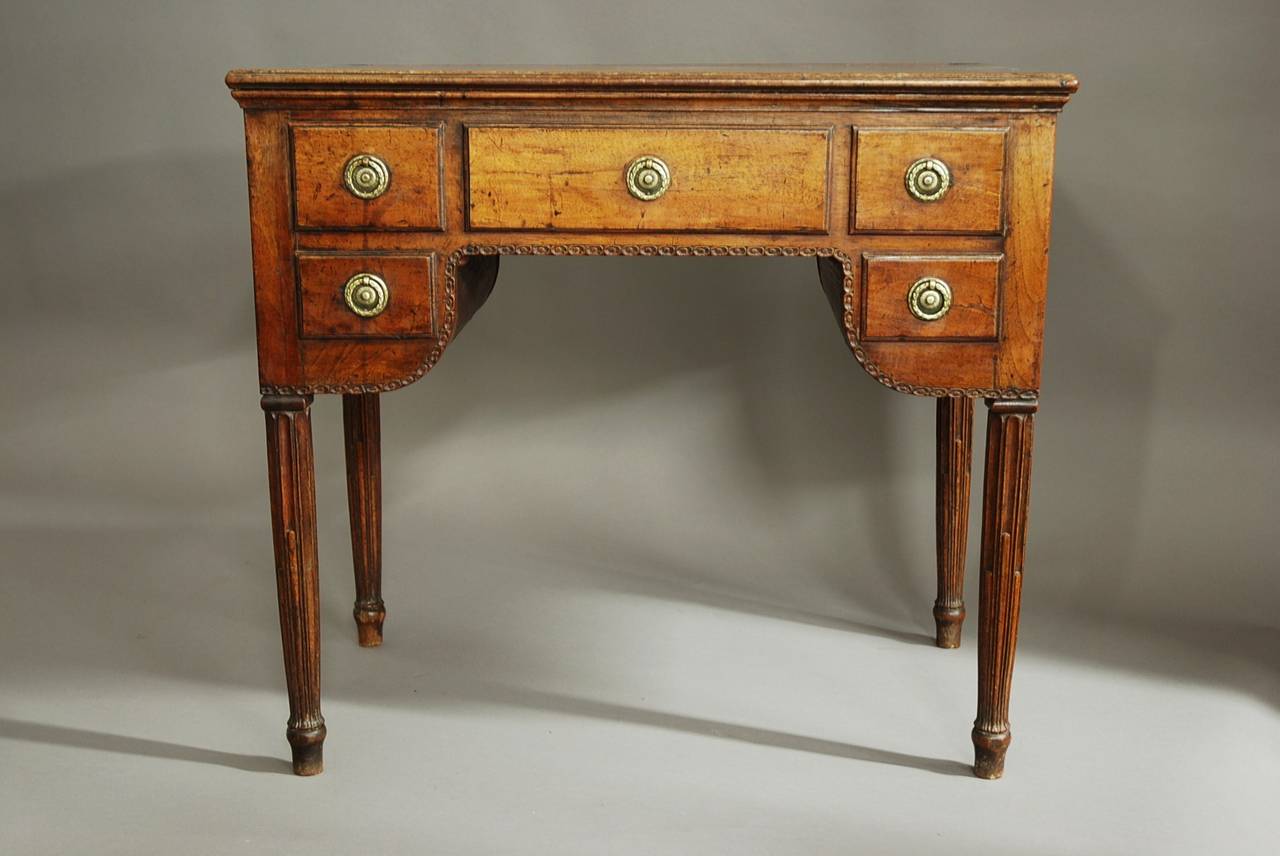 European 18th Century Continental (Possibly Dutch) Walnut Desk or Table
