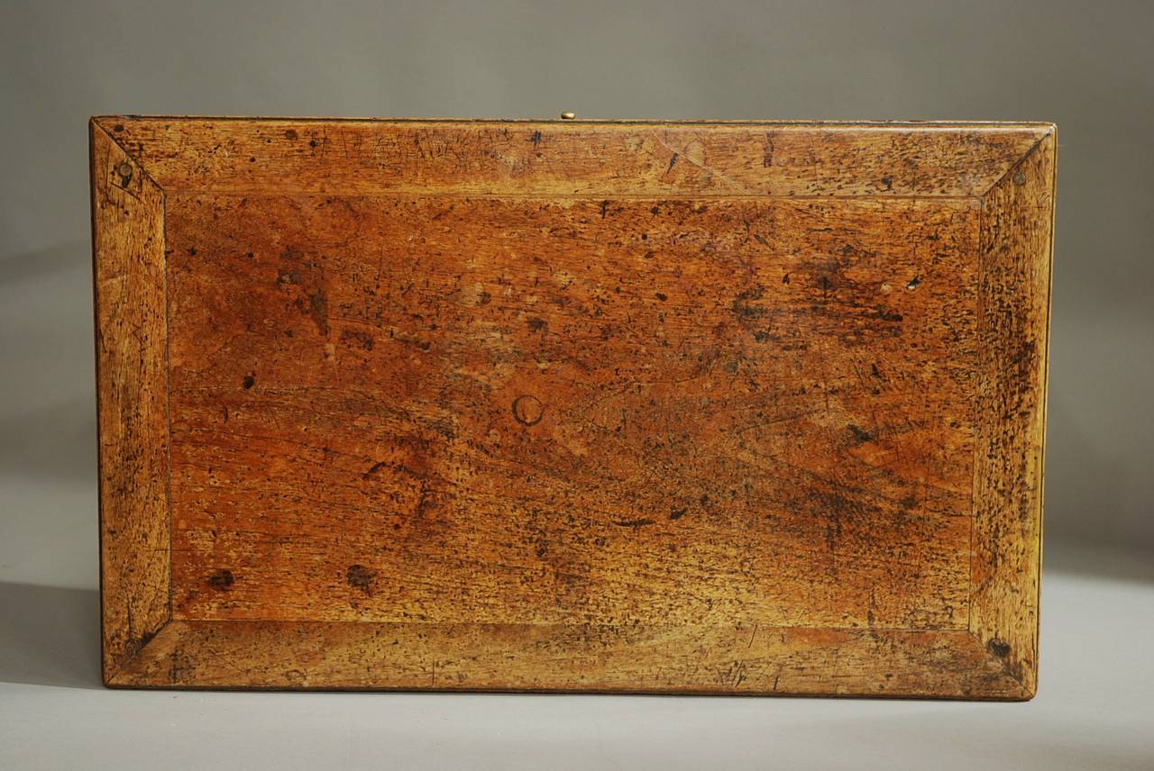 18th Century Continental (Possibly Dutch) Walnut Desk or Table 5