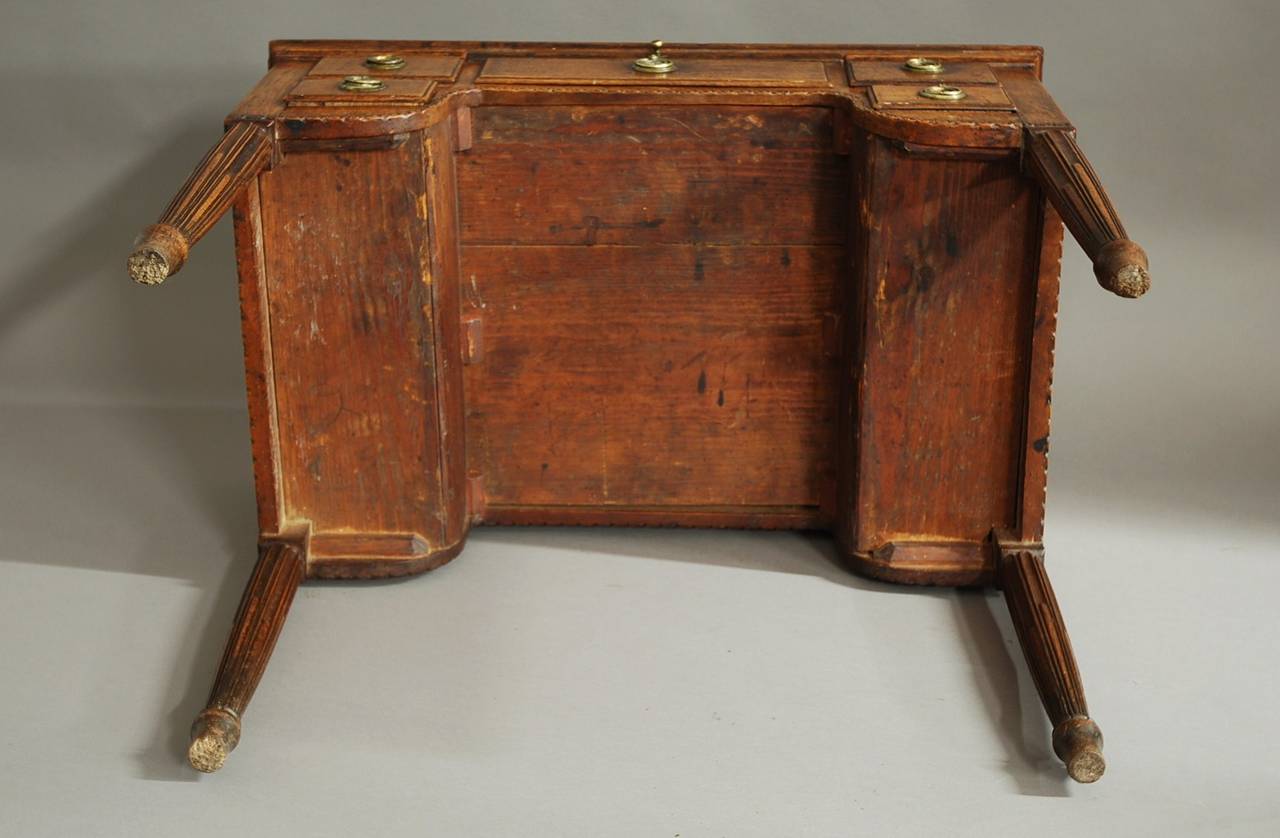 18th Century Continental (Possibly Dutch) Walnut Desk or Table 6