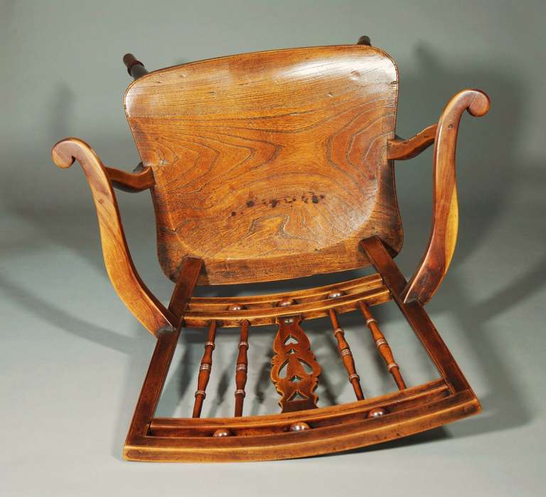 Early 19th Century Fruitwood Mendlesham Chair 3