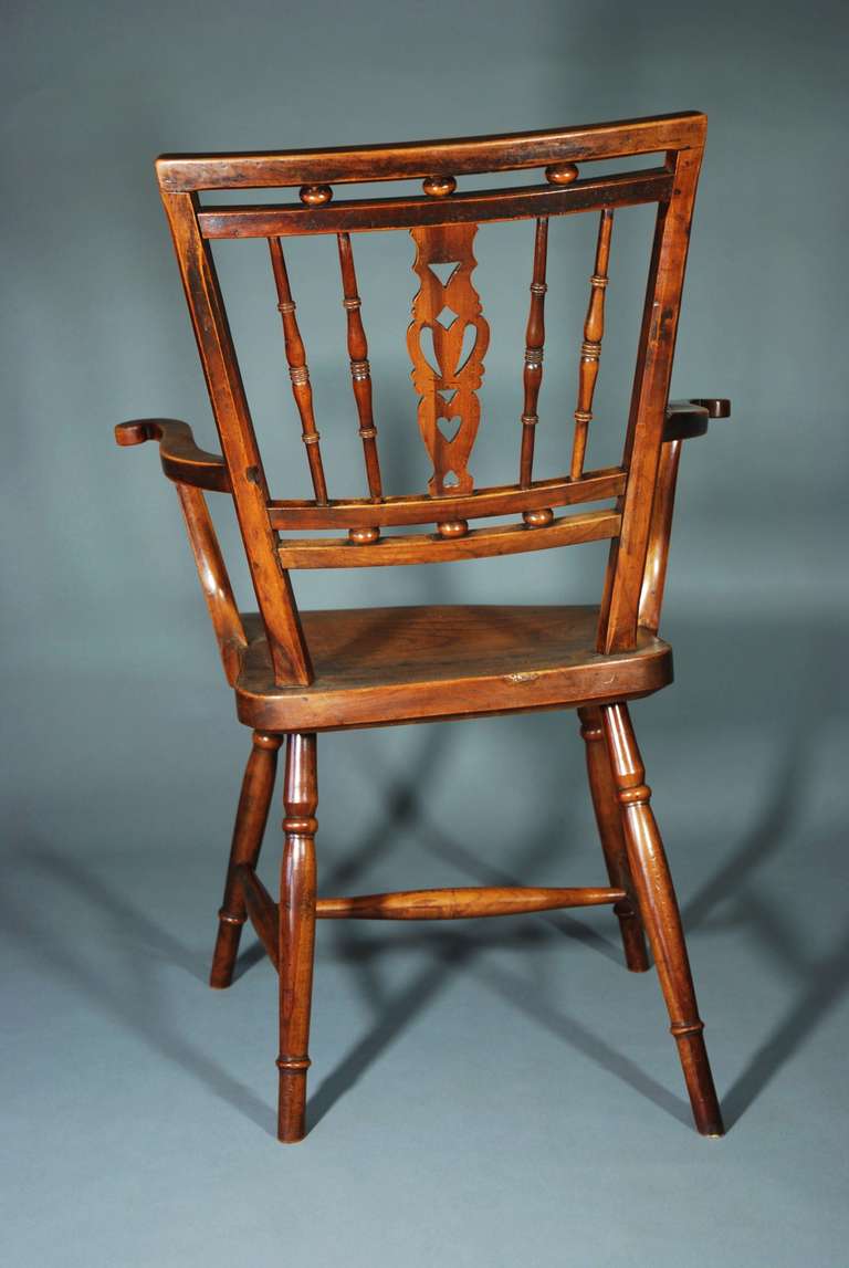 Early 19th Century Fruitwood Mendlesham Chair 4