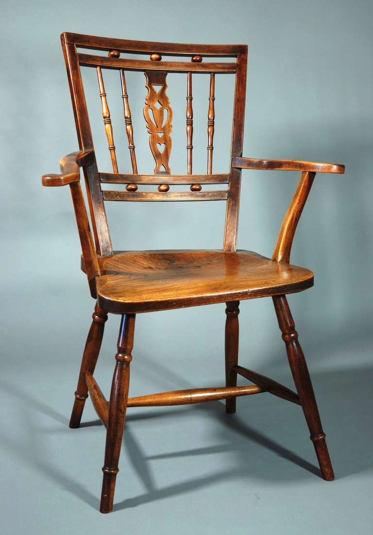 Early 19th Century Fruitwood Mendlesham Chair 2